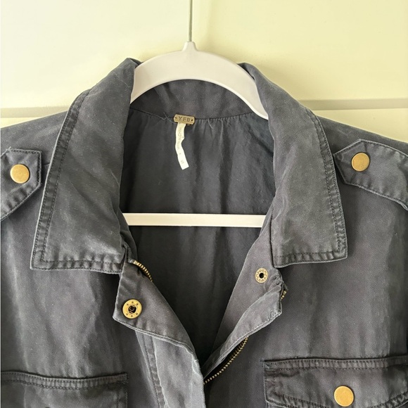 Young Fabulous & Broke Amelia Zip Up Combat Jacket Green Size Small - Picture 6 of 9